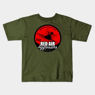 F-5 Aggressor - Red Air Aggressors Kids T-Shirt